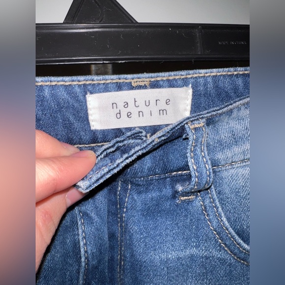 Nature Denim with Paisley Pockets - Picture 3 of 5